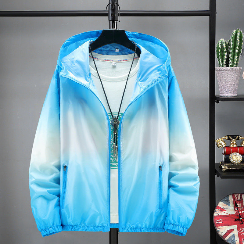 Lightweight Hooded Sun-Protective Jacket