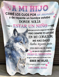 MANTA PARA HIJO – REGALO DE COMODIDAD Y CALOR DE MAMÁ Manta acolchada de forro polar Sherpa NTTDsp