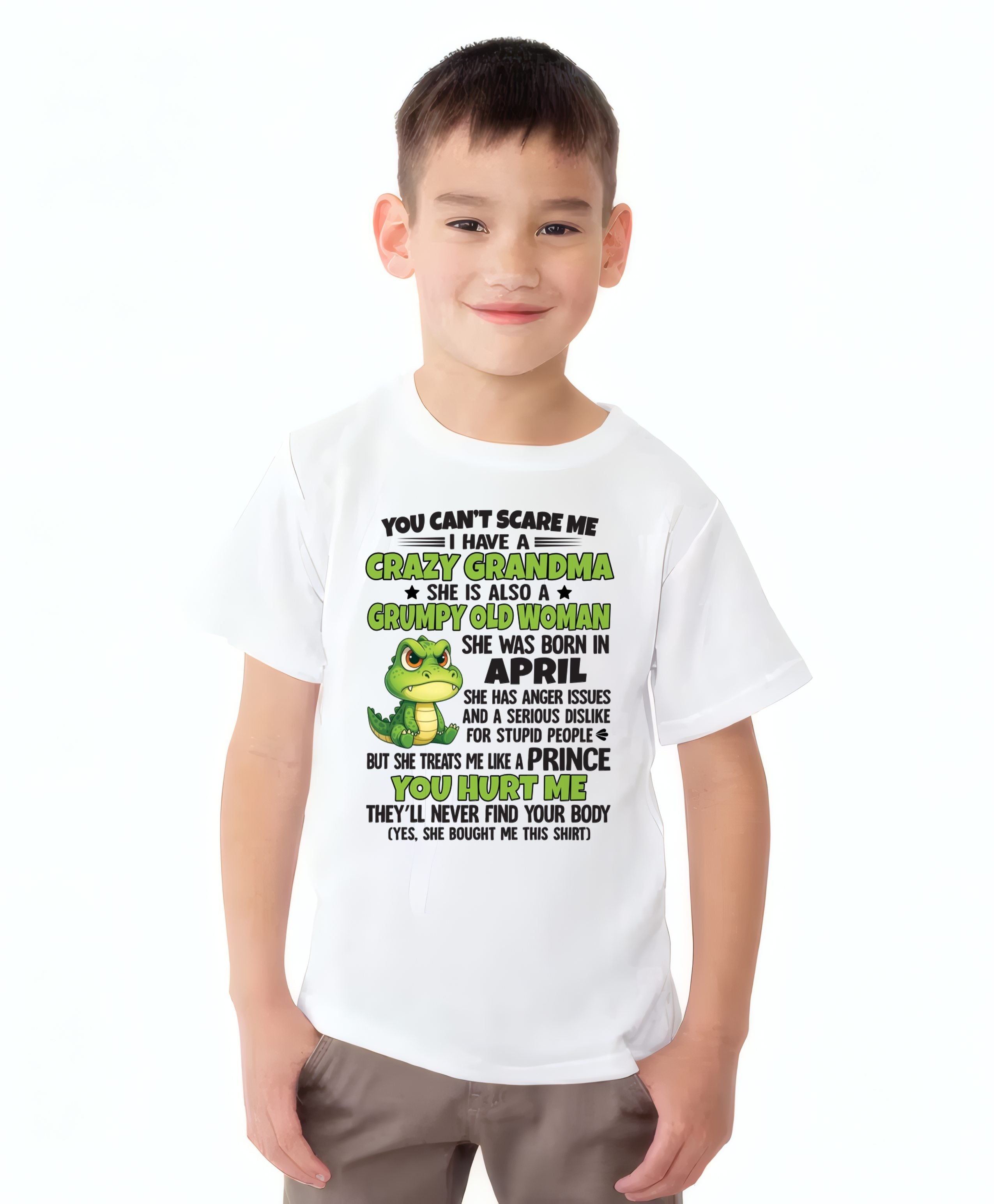 ABRIL - NO PUEDES ASUSTARME - PARA NIETO - REGALO DE ABUELA - NGHL04 (SKU09-85-04)