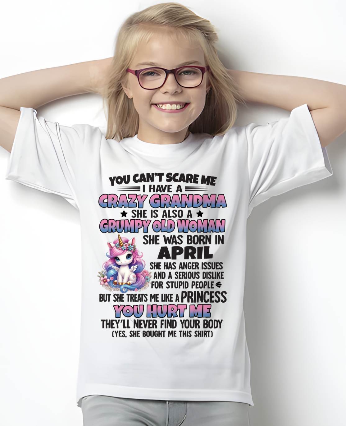 ABRIL - NO PUEDES ASUSTARME - REGALO DE LA ABUELA - NGHL04 (SKU09-106-04)