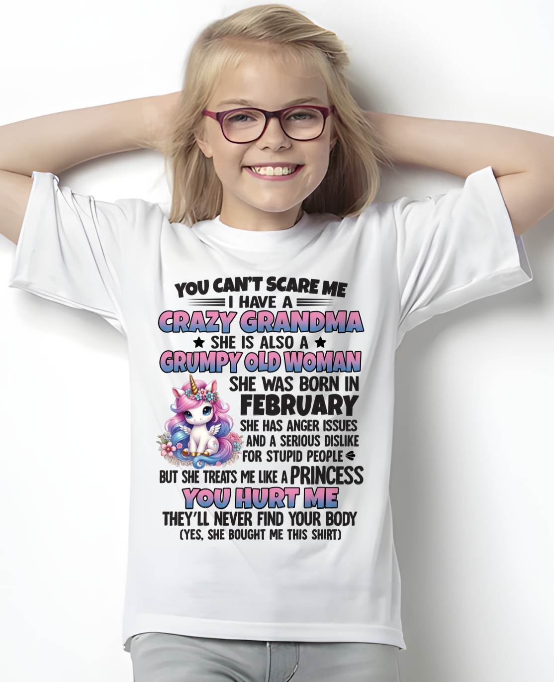 FEBRUARY - YOU CAN'T SCARE ME - GIFT FROM GRANDMA - NGHL02 (SKU09-106-02)