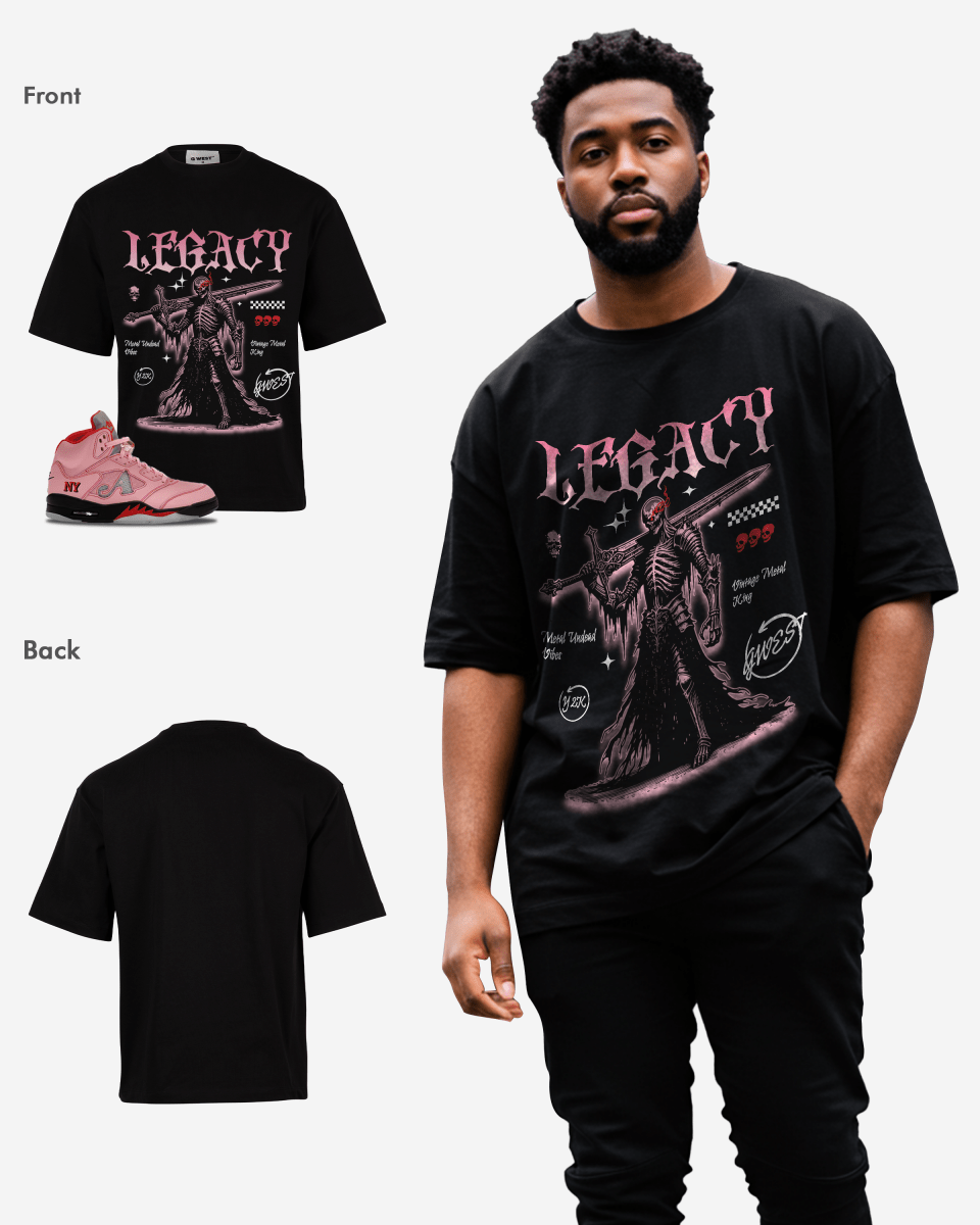 Camiseta extragrande G West Legacy para hombre
