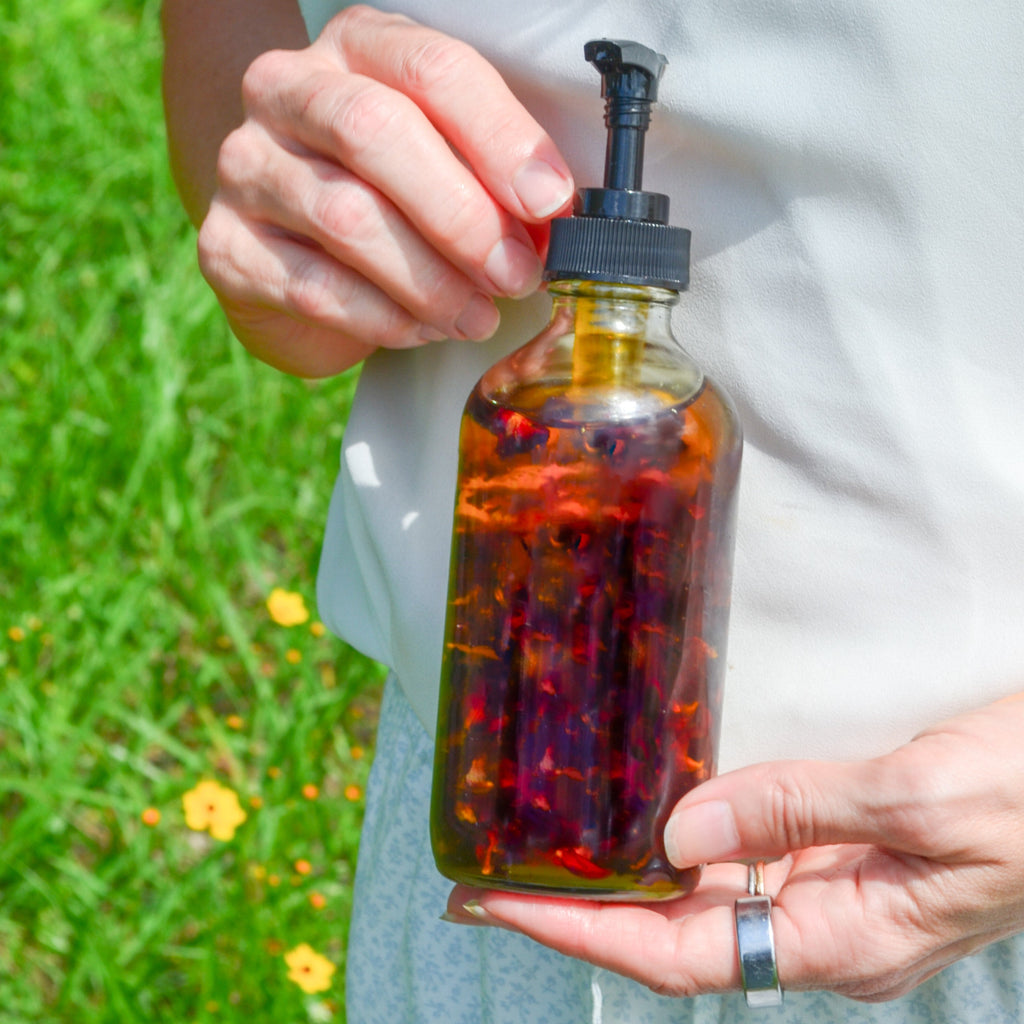 Aceite corporal Lymph Love para masajes