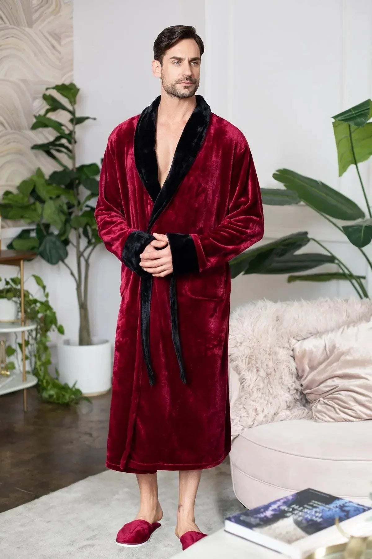 Batas de felpa acogedoras para hombres – Hechas para la comodidad, diseñadas para durar