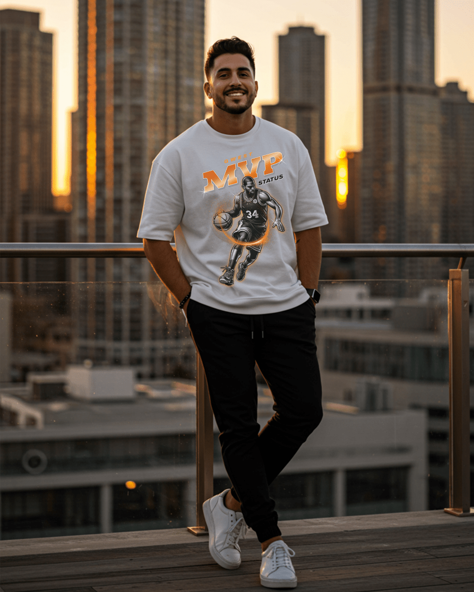Camiseta de hombre extragrande G West Mvp