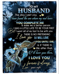 Special Gift For Your Husband Blanket - From Wife FULL