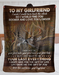 Special Gift For Your Girlfriend Blanket - From Boyfriend FULL
