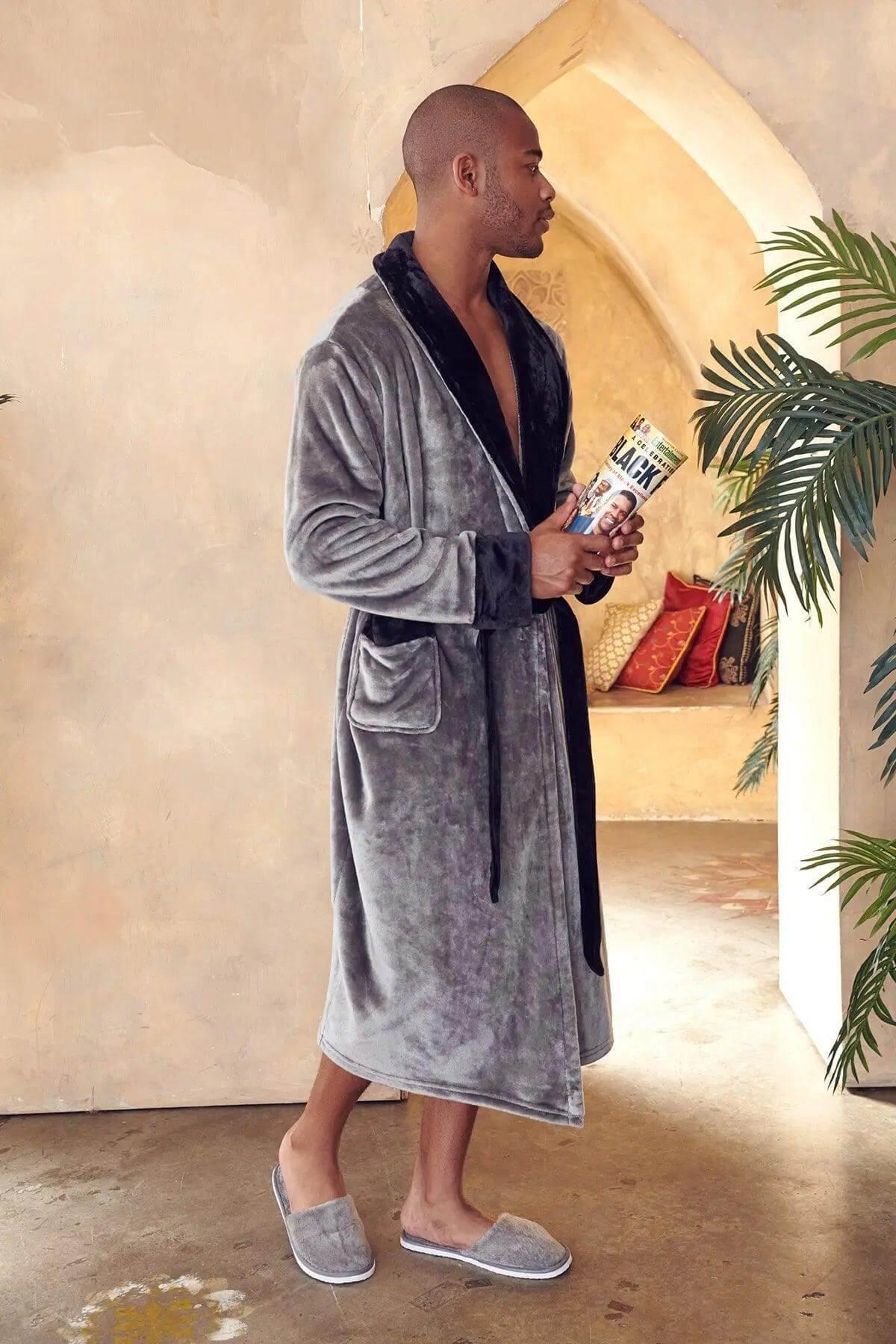 Batas de felpa acogedoras para hombres – Hechas para la comodidad, diseñadas para durar