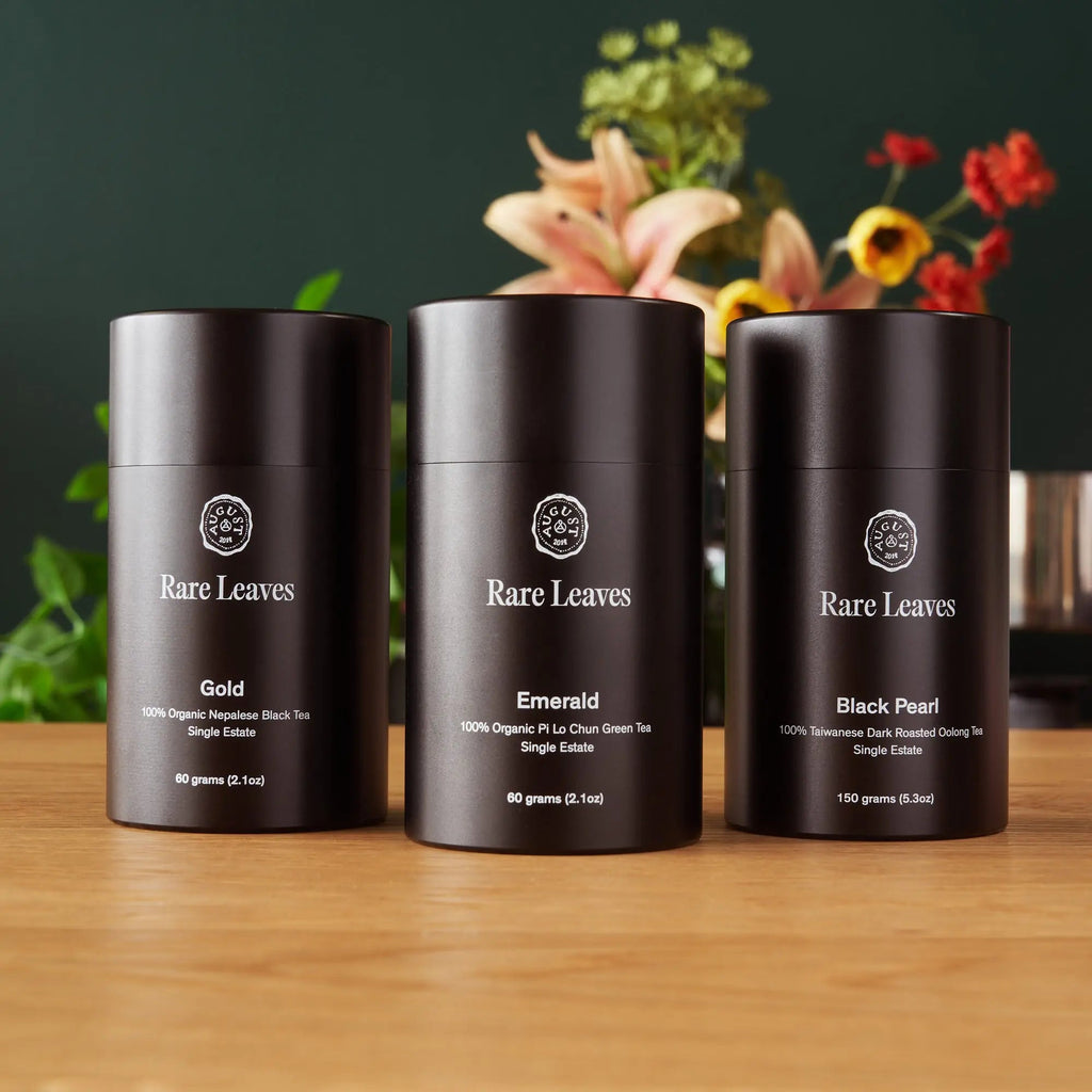 Todas las Hojas Exquisitas - Set de Regalo de Té de Lujo de Origen Único