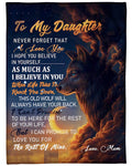 Special Gift For Your Daughter Blanket - From Mom