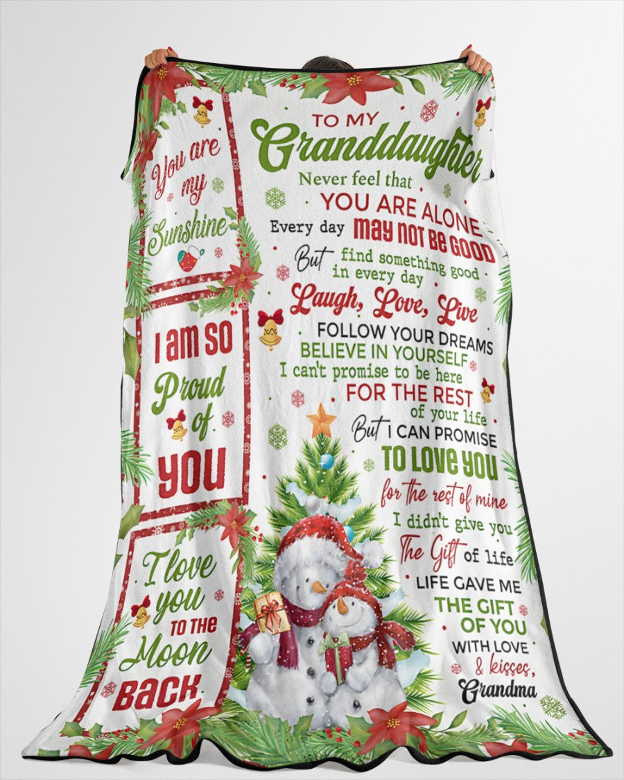 MANTA PARA NIETA DE PARTE DE ABUELA – REGALO DE NAVIDAD (SKUB-CHRISTMAS)