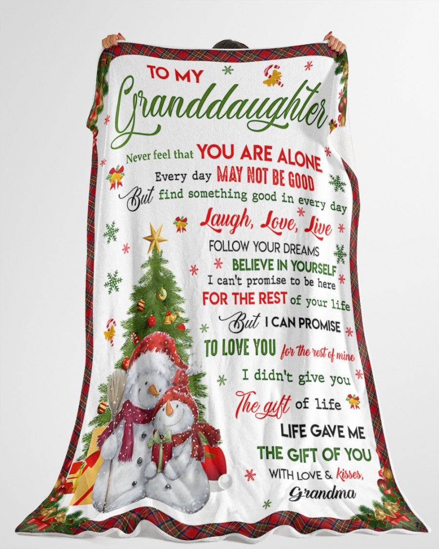 MANTA PARA NIETA DE PARTE DE ABUELA – REGALO DE NAVIDAD (SKUB-CHRISTMAS2)