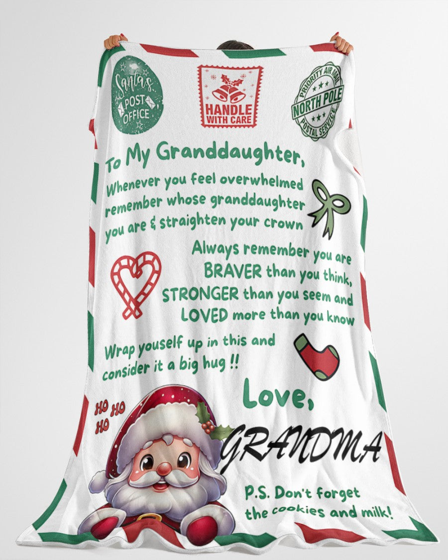 MANTA PARA NIETA DE ABUELA – REGALO DE NAVIDAD (SKUB-CHRISTMAS3)