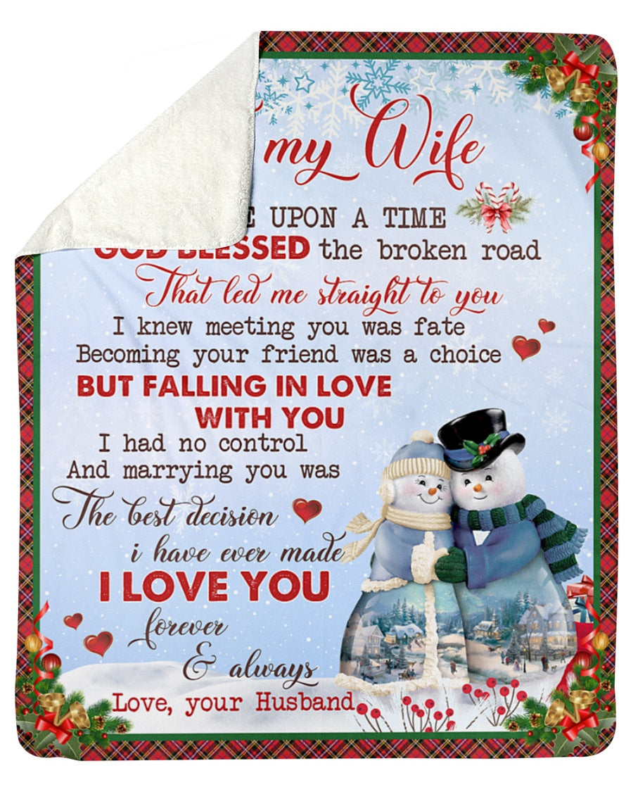 MANTA PARA ESPOSA DE PARTE DE ESPOSO – REGALO DE NAVIDAD COMPLETO