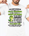 JANUARY - YOU CAN'T SCARE ME - FOR GRANDSON - GIFT FROM GRANDMA - NGHL01 (SKU09-85-01)