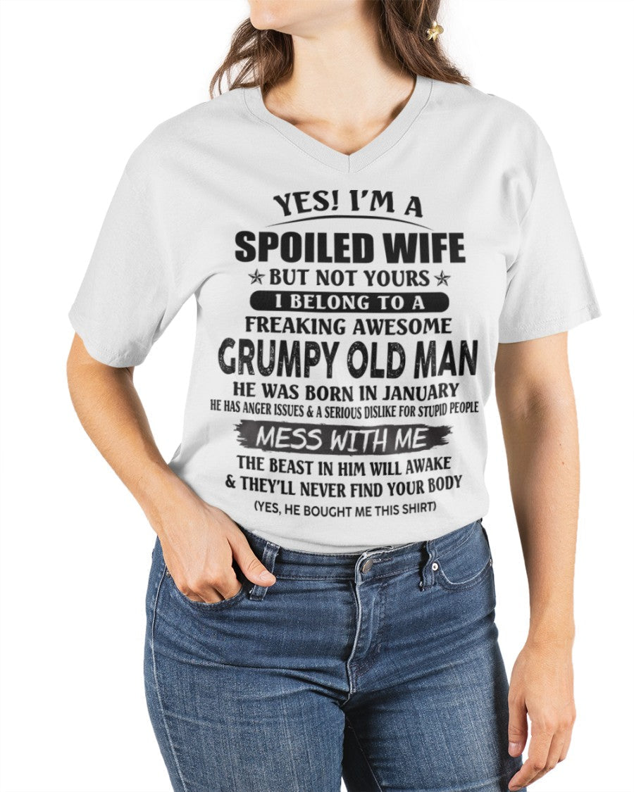Grumpy Old Man January – Perfect gift for wife From Husband – NGHL01 (SKU08-63-01)