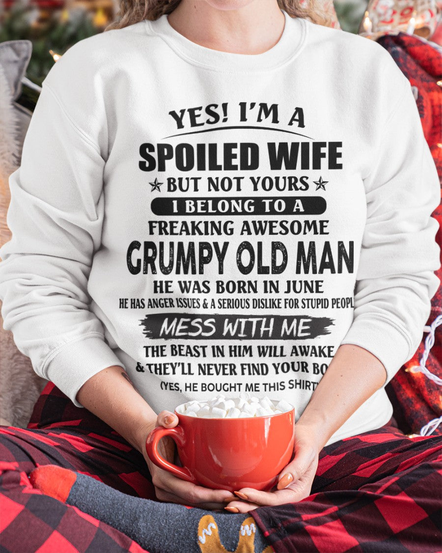 Grumpy Old Man June – Perfect gift for your wife From Husband – NGHL06 (SKU08-63-06)