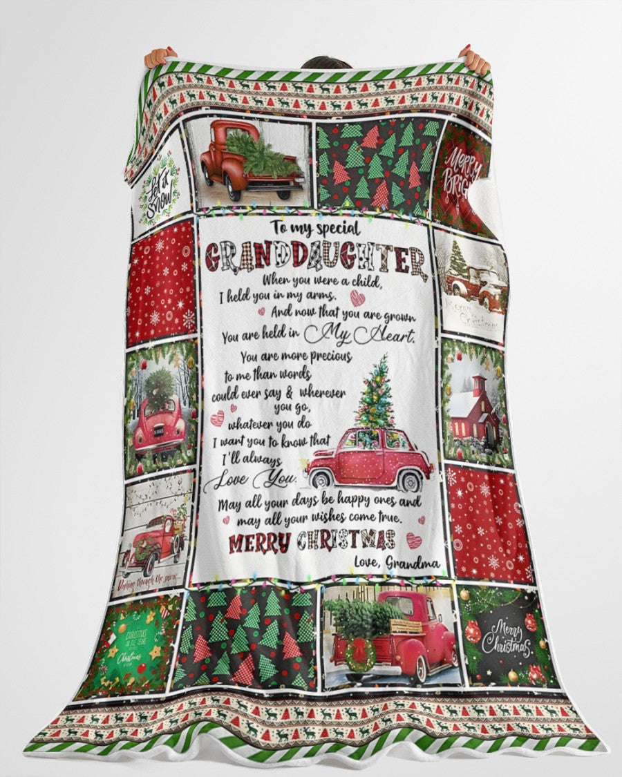MANTA PARA NIETA DE PARTE DE ABUELA – REGALO DE NAVIDAD (SKUB-CHRISTMAS5)