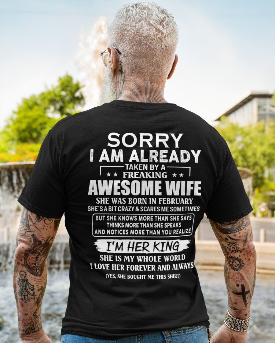 Esposa fantástica febrero - Regalo perfecto para marido de esposa - NGHL02 (SKU68-79-02)