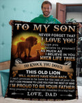 Special blanket for Son - From Dad blanket (SKUB06-54)
