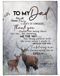 Special gift for your Dad from daughter Blanket