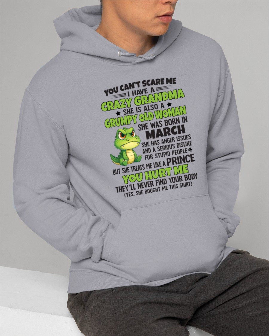 MARCH - YOU CAN'T SCARE ME - FOR GRANDSON - GIFT FROM GRANDMA - NGHL03 (SKU09-85-03)