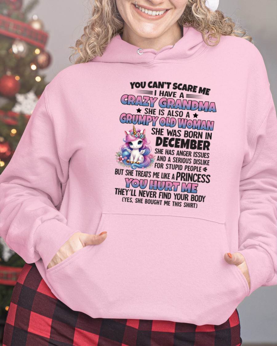 DECEMBER - YOU CAN'T SCARE ME - GIFT FROM GRANDMA - NGHL12 (SKU09-106-12)