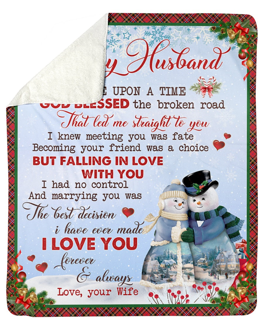 MANTA PARA ESPOSO DE PARTE DE ESPOSA – REGALO DE NAVIDAD COMPLETO