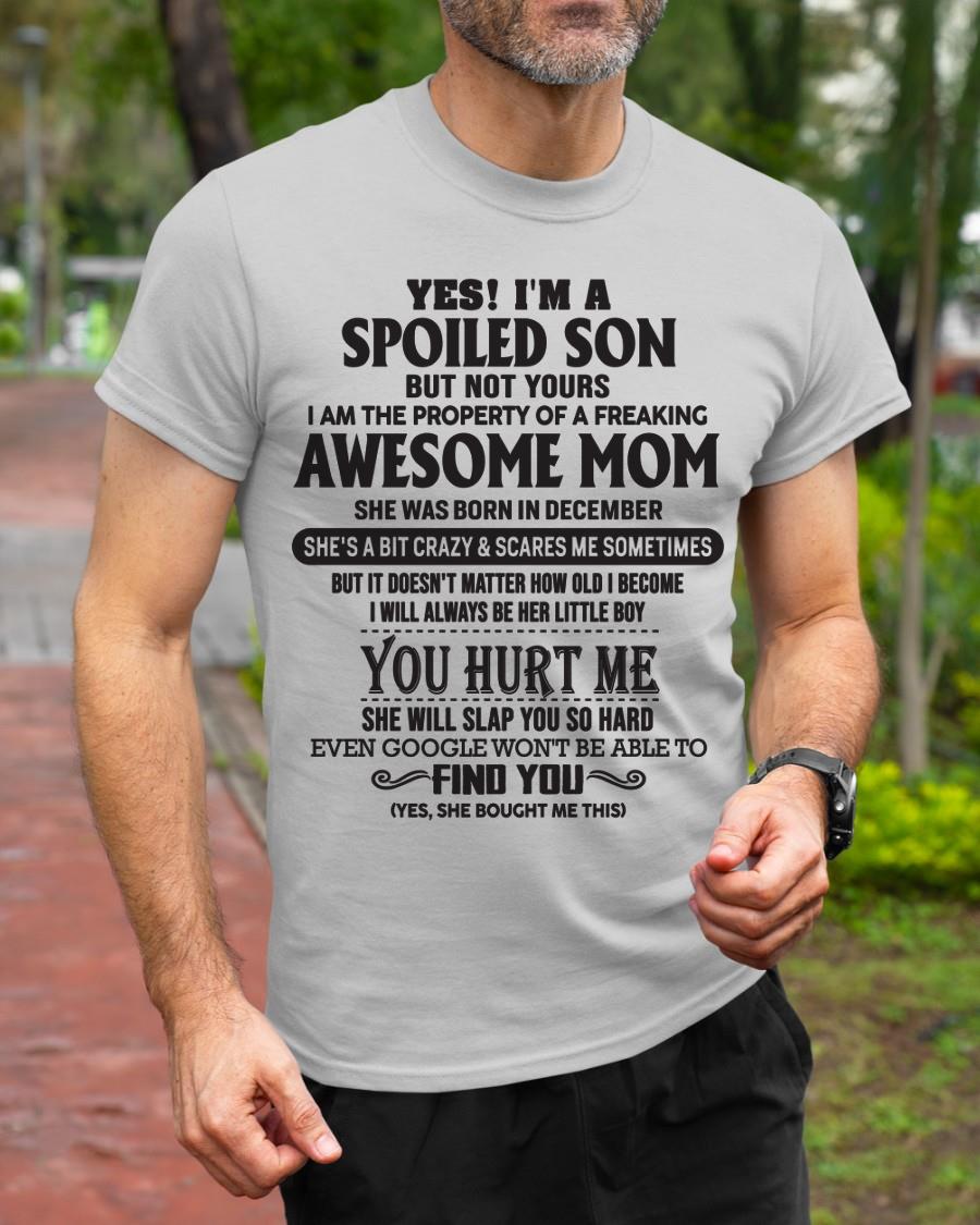 December - Gift for Son from a Legendary Mom ( SKU-MS01-12)