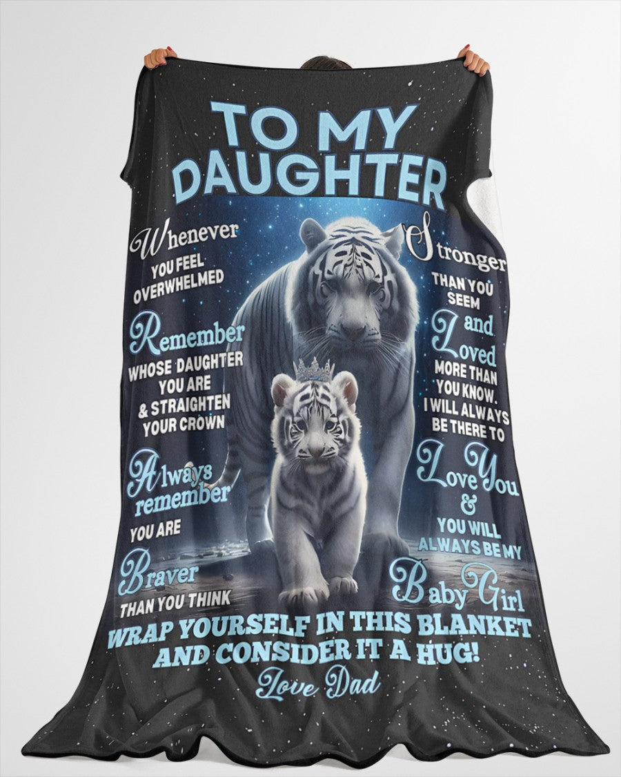 MANTA PARA HIJA - REGALO DE PAPÁ - REGALO DE CONFORT Y CALIDEZ NTTD00 (SKU-CHAU-B04)