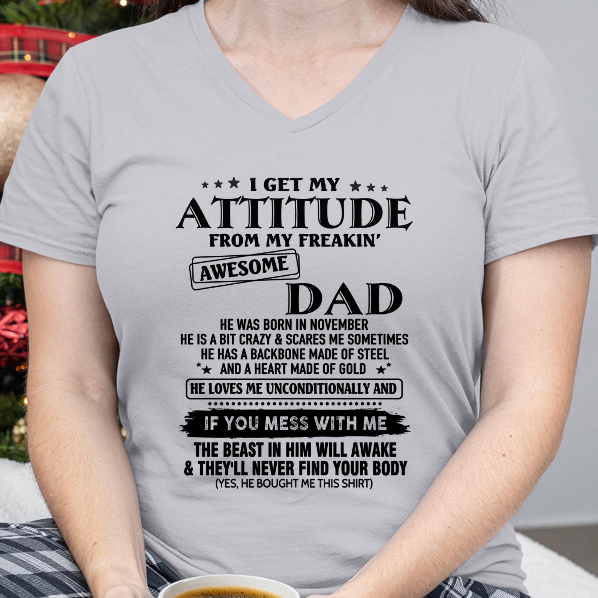 November - Gift For Son and Daughter From Dad - NGHL11 - (SKU-TDADC-11)