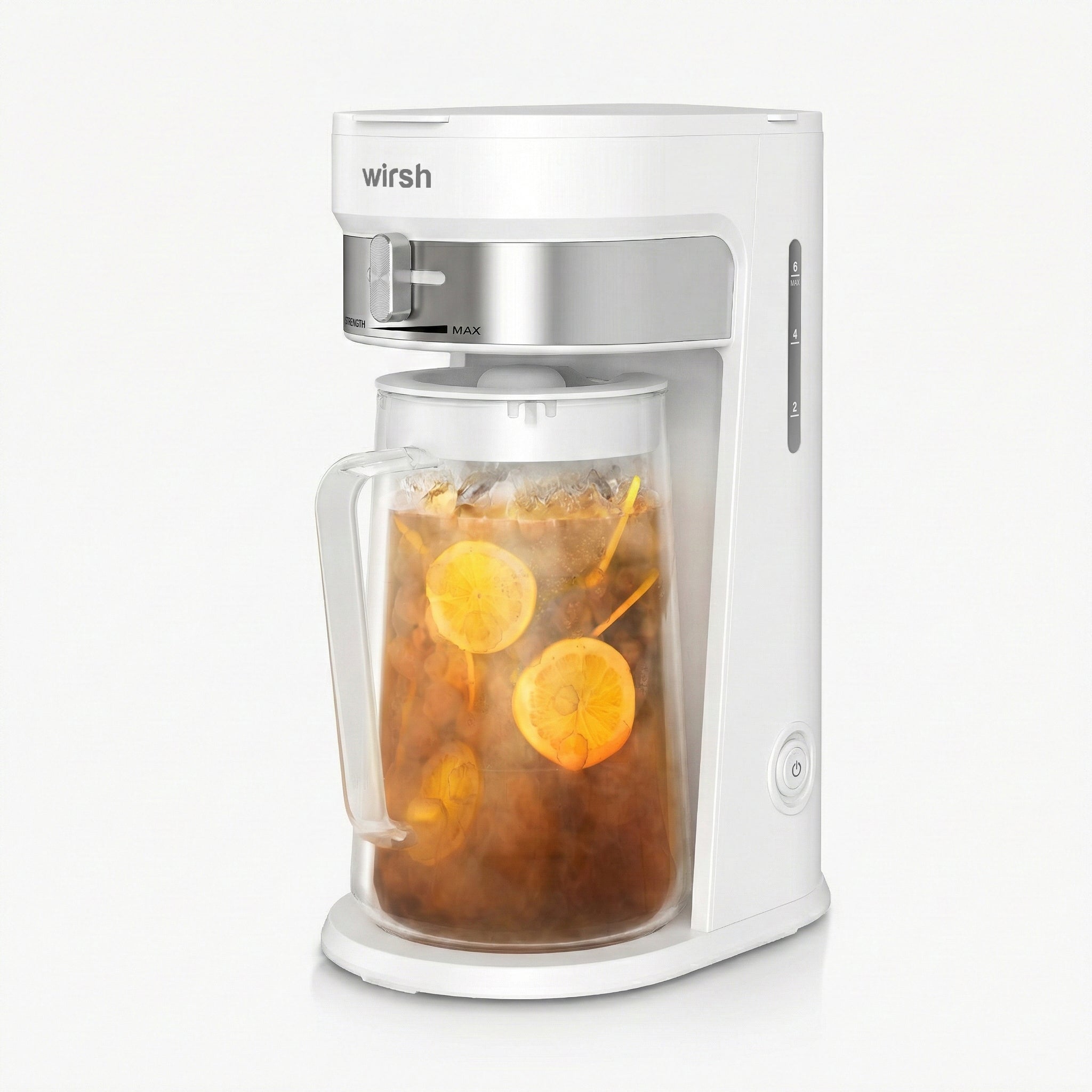 Cafetera Wirsh para café helado, máquina de té helado con jarra de 85 onzas, control de intensidad y filtro reutilizable